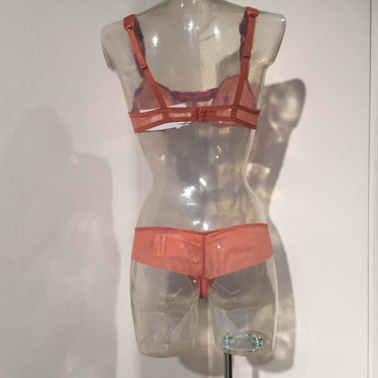 Parure 3 Pièces Chantal Thomass Audacieuse - Soutien-gorge Balconnet 90C, Shorty 42 Et Nuisette T2 - Neuf