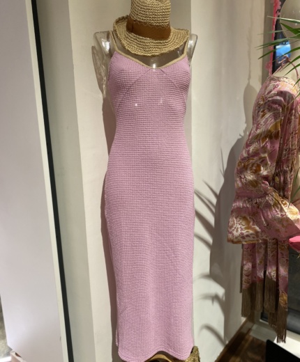 ABITO LUNGO CON SPALLINE MISS BIKINI