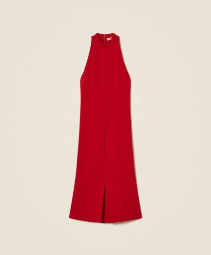 ABITO LUNGO HALTER IN CRèPE TWINSET